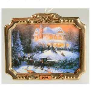 Thomas Kinkade by Hallmark Ornament Victorian Christmas #2-1998 - Boxed